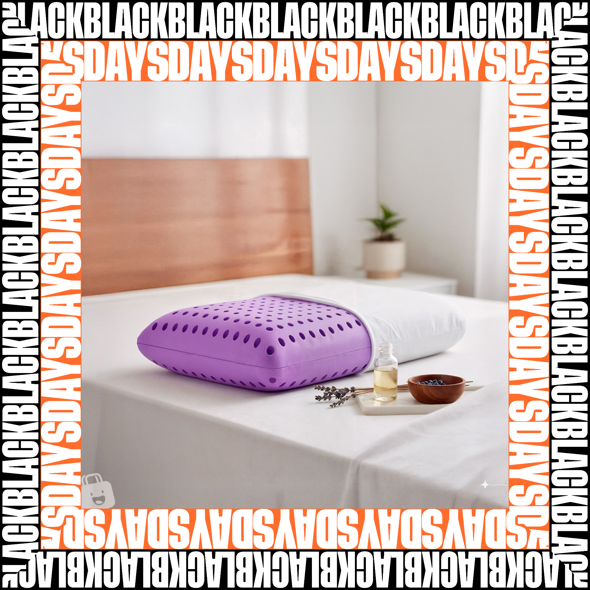 Almohada premium aromaterapia Black Days